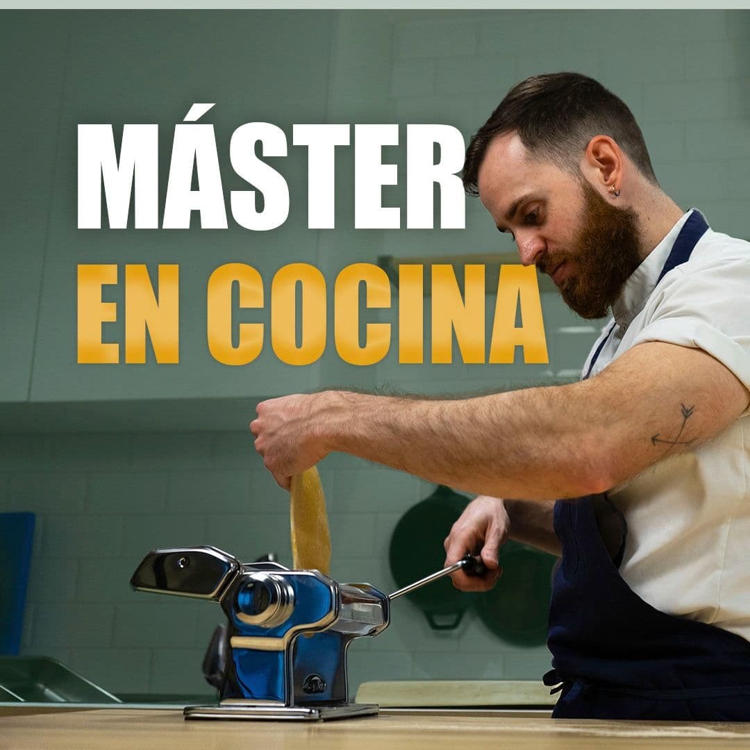 Como te enseñarían en una escuela de cocina...